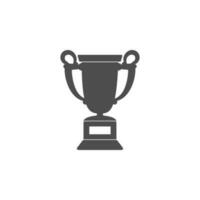 the winner with the cup vector icon illustration