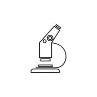 laser microscope vector icon illustration