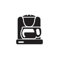 Coffee maker machine vector icon illustration