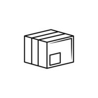 box line vector icon illustration