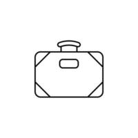 Suitcase vector icon illustration