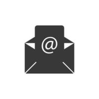 Email vector icon illustration