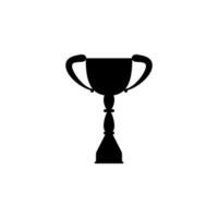 Winner trophy cup vector icon illustration