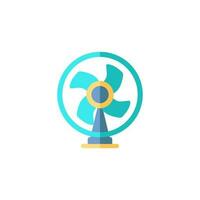 fan simple icon flat design vector