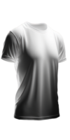 This image features a white t shirt with short sleeves, depicted in a realistic style and set against a transparent background. png