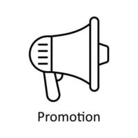 Promotion Vector   outline Icons. Simple stock illustration stock