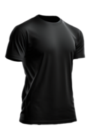 The image shows a realistic short sleeve t-shirt design on a transparent background. png