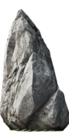 This image features a lifelike rock formation, shaped by nature, against a transparent background. png