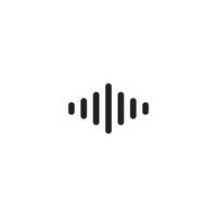 Sound logo or icon design vector