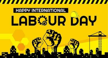 Labour day Banner Vector