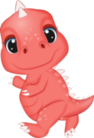 mignonne bébé dinosaure, primitif animal faune png