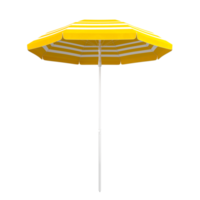 Yellow beach umbrella parasol png
