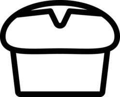 loaf of bread vector