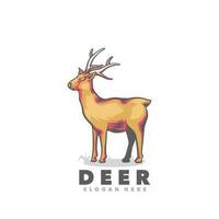 Deer animal mascot vector