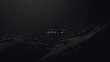 Abstract black background Gradient that looks modern vector