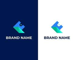 Letter f payment logo design, Credit card, crypto wallet, fast online payment vector