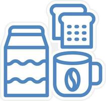 Break Fast Vector Icon Style