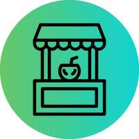 Drinks Stall Vector Icon Design