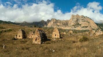 Beautiful dramatic landscape nature view in the mountains. Old O photo