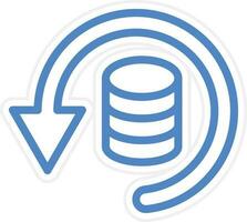 Data Backup Vector Icon Style