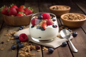 Delicious dessert AI Generate photo