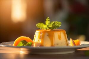 Delicious dessert AI Generate photo