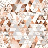 Geometric shapes seamless pattern illustration soft color and rose gold details. photo