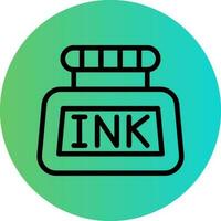 diseño de icono de vector de tinta