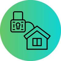 Property Lock Vector Icon Design