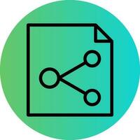 File Sharing Vector Icon Design
