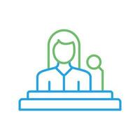 Lectern Unique Vector Icon