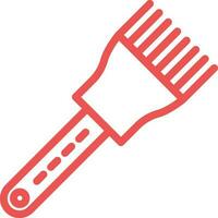 Basting Brush Vector Icon Design