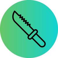 diseño de icono de vector de cuchillo