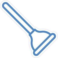 Plunger Vector Icon Style