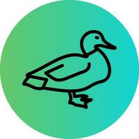 Pato vector icono diseño