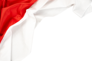satin Indonesia flag for banner frame png