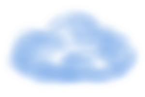 a forma do uma nuvem do azul nuvens. nuvem para dia dos namorados dia. fofo nuvem isolado. suave fofo dentro a Formato do uma nuvem. a fumaça é azul. png