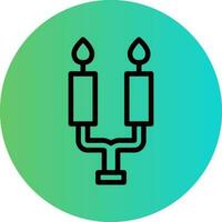 Candlestick Vector Icon Design