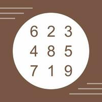 Number Theory Unique Vector Icon