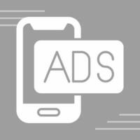 Mobile Advertising Unique Vector Icon