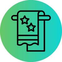 Towel Vector Icon Design