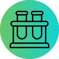 Test Tube Stand Vector Icon Design