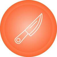 Knife Unique Vector Icon