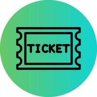 Ticket Vector Icon Design