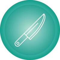 Knife Unique Vector Icon