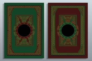 Arábica libro cubrir diseño vector revista cubrir página islámico libro cubrir folleto