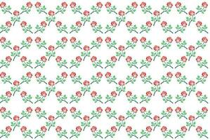 Colored flowers Pattern Botanical Design for Print and Graphic Projects. This botanical design features a colored flowers pattern and is perfect for print, graphic design, and home decor projects. vector