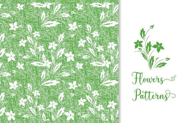 Colored flowers Pattern Botanical Design for Print and Graphic Projects. This botanical design features a colored flowers pattern and is perfect for print, graphic design, and home decor projects.