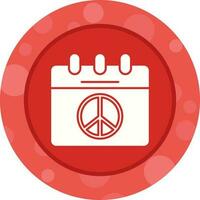 Peace Calendar Vector Icon