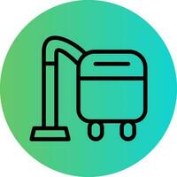 Vacuum Cleaner Vector Icon Design